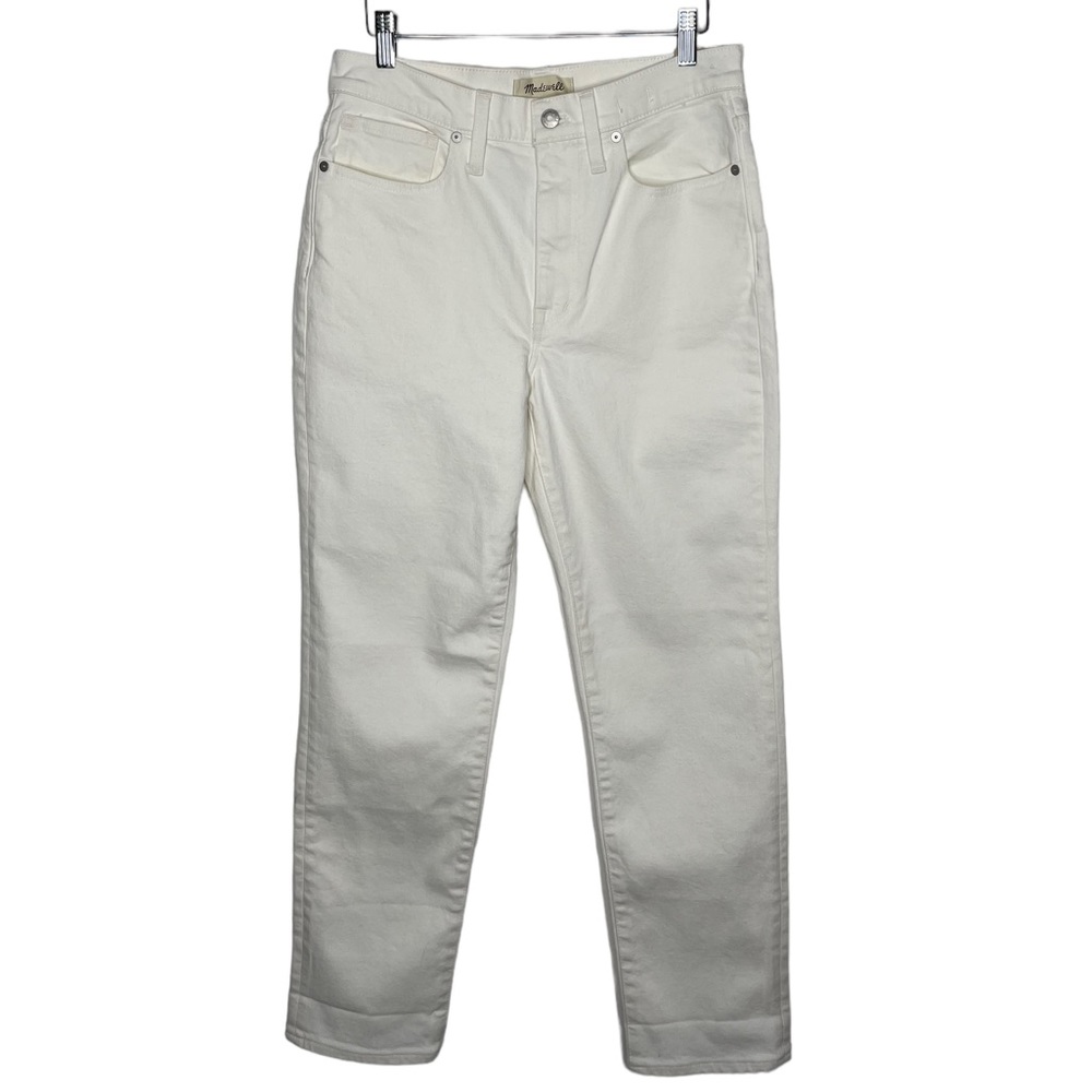 Madewell | NWT The Girljean in Tile White 27 - Picture 5 of 11